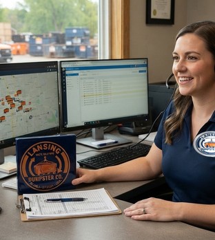 Sara, Dispatch Coordinator at Lansing Dumpster Co